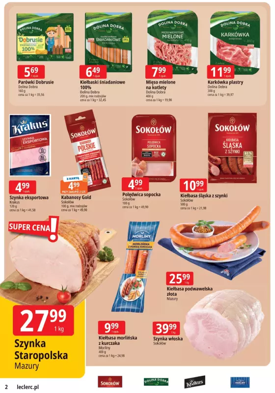 Leclerc - gazetka promocyjna Oferta E.Leclerc od wtorku 29.07 do poniedziałku 04.08 - strona 2
