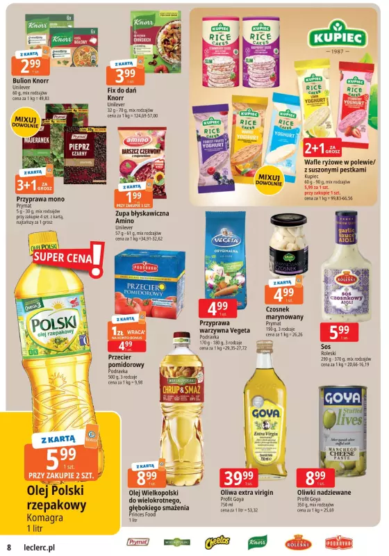 Leclerc - gazetka promocyjna Oferta E.Leclerc od wtorku 29.07 do poniedziałku 04.08 - strona 8
