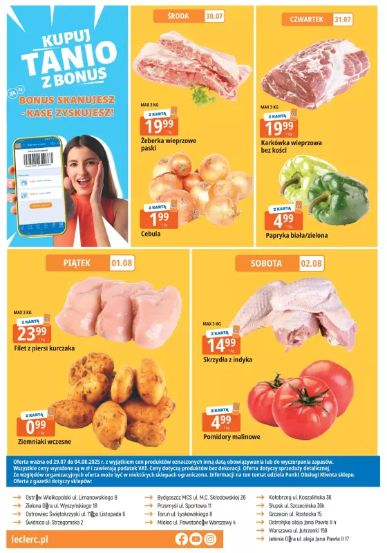 Leclerc - gazetka promocyjna Oferta E.Leclerc od wtorku 29.07 do poniedziałku 04.08 - strona 12