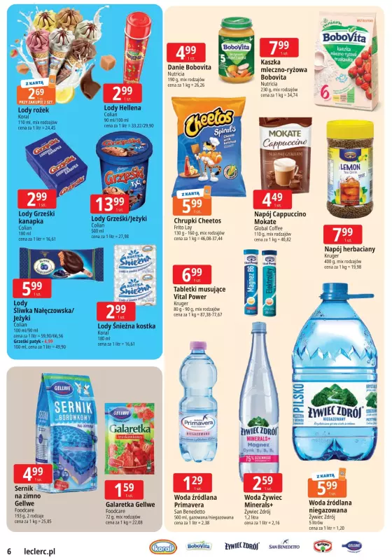 Leclerc - gazetka promocyjna Oferta E.Leclerc od wtorku 29.07 do poniedziałku 04.08 - strona 6