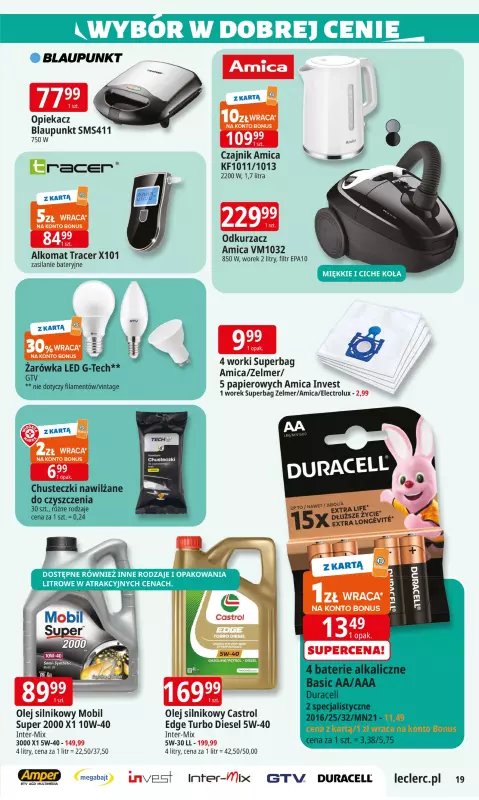 Leclerc - gazetka promocyjna Oferta E.Leclerc od wtorku 05.08 do soboty 16.08 - strona 19
