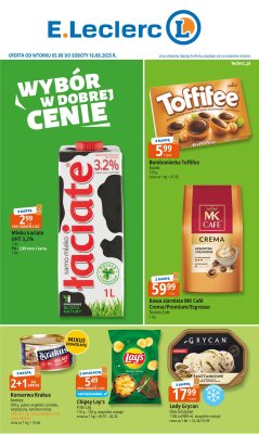 Leclerc - gazetka promocyjna Oferta E.Leclerc od wtorku 05.08 do soboty 16.08