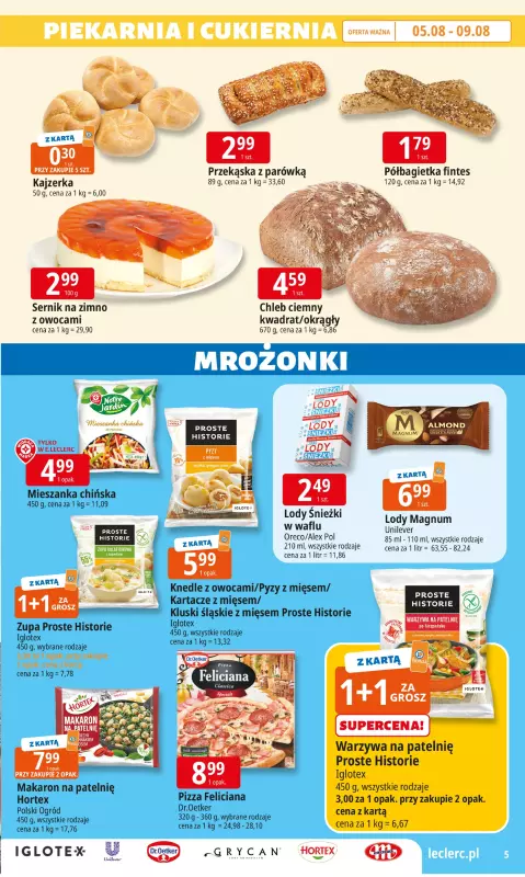 Leclerc - gazetka promocyjna Oferta E.Leclerc od wtorku 05.08 do soboty 16.08 - strona 5