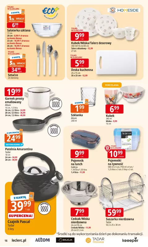 Leclerc - gazetka promocyjna Oferta E.Leclerc od wtorku 05.08 do soboty 16.08 - strona 16