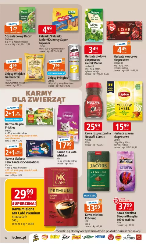 Leclerc - gazetka promocyjna Oferta E.Leclerc od wtorku 05.08 do soboty 16.08 - strona 10