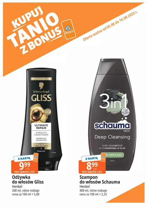 Leclerc - gazetka promocyjna Oferta E.Leclerc I Bonus skanujesz, kasę zyskujesz od wtorku 05.08 do soboty 16.08 - strona 15