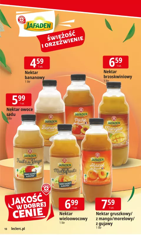 Leclerc - gazetka promocyjna Oferta E.Leclerc I Tanio to tu! od poniedziałku 11.08 do poniedziałku 18.08 - strona 10