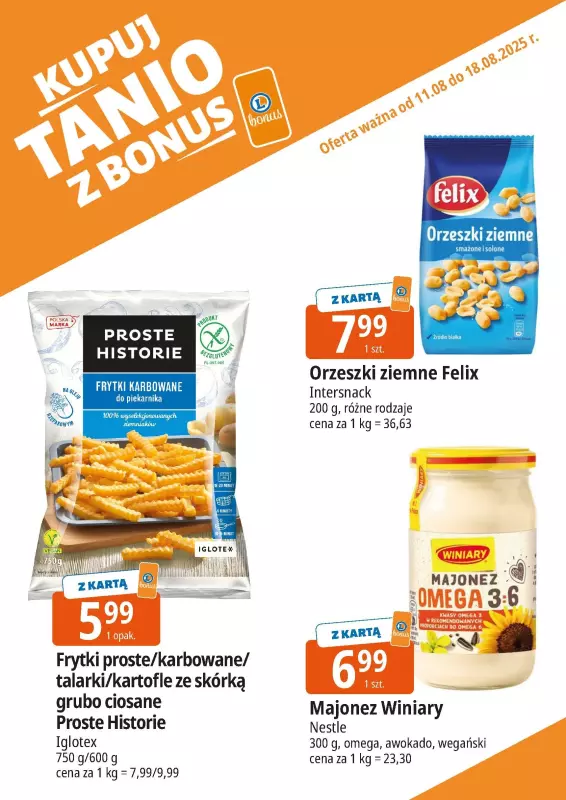 Leclerc - gazetka promocyjna Oferta E.Leclerc I Wybór w dobrej cenie od poniedziałku 11.08 do poniedziałku 18.08 - strona 9