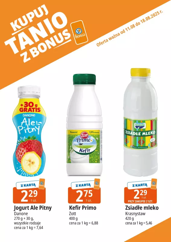 Leclerc - gazetka promocyjna Oferta E.Leclerc I Wybór w dobrej cenie od poniedziałku 11.08 do poniedziałku 18.08 - strona 6