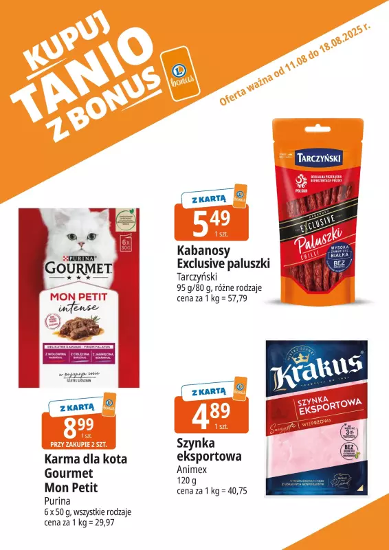 Leclerc - gazetka promocyjna Oferta E.Leclerc I Wybór w dobrej cenie od poniedziałku 11.08 do poniedziałku 18.08 - strona 8