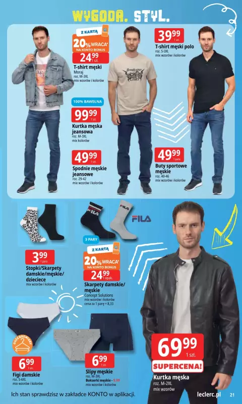 Leclerc - gazetka promocyjna Szkoła z klasą! od wtorku 12.08 do niedzieli 31.08 - strona 21