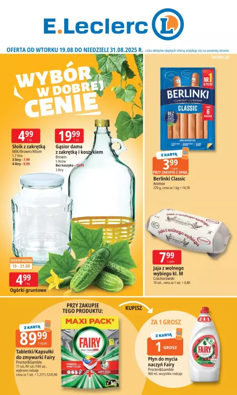 Leclerc - gazetka promocyjna Oferta E.Leclerc  