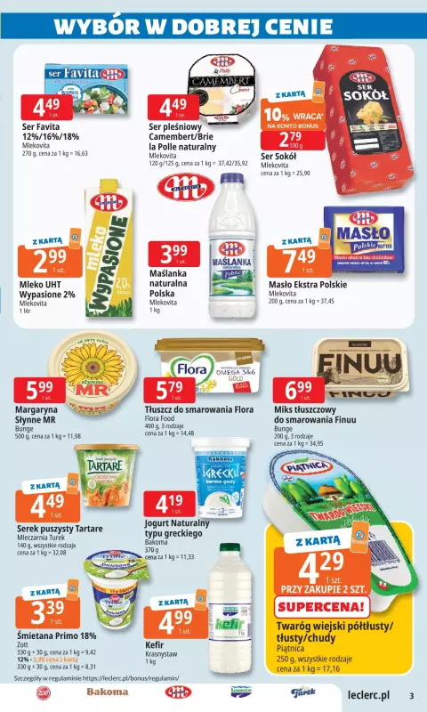 Leclerc - gazetka promocyjna Oferta E.Leclerc   - strona 3