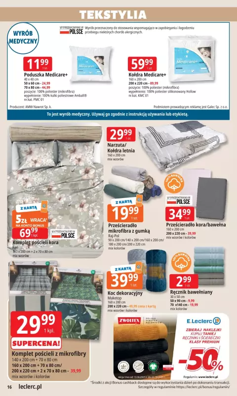 Leclerc - gazetka promocyjna Oferta E.Leclerc od wtorku 19.08 do niedzieli 31.08 - strona 16