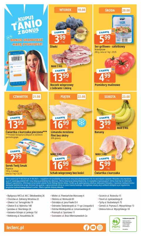 Leclerc - gazetka promocyjna Oferta E.Leclerc od wtorku 19.08 do niedzieli 31.08 - strona 20