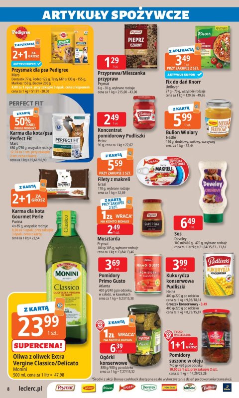 Leclerc - gazetka promocyjna Oferta E.Leclerc od wtorku 19.08 do niedzieli 31.08 - strona 8