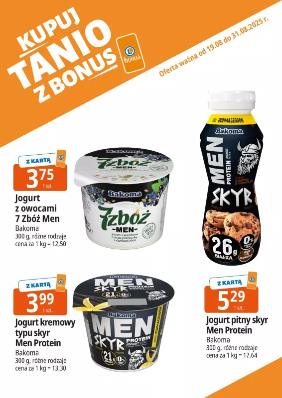 Leclerc - gazetka promocyjna Oferta E.Leclerc I Bonus skanujesz, kasę zyskujesz od wtorku 19.08 do niedzieli 31.08 - strona 5