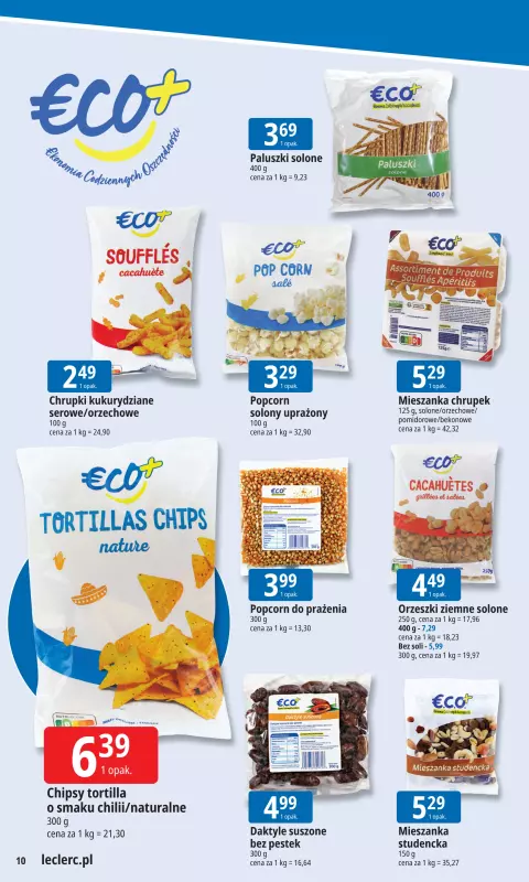 Leclerc - gazetka promocyjna Oferta E.Leclerc I Tanio to tu! od poniedziałku 25.08 do poniedziałku 01.09 - strona 10