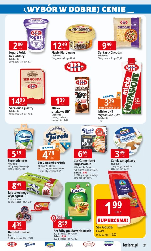 Leclerc - gazetka promocyjna Oferta E. Leclerc | Wybór w dobrej cenie od wtorku 02.09 do soboty 13.09 - strona 20
