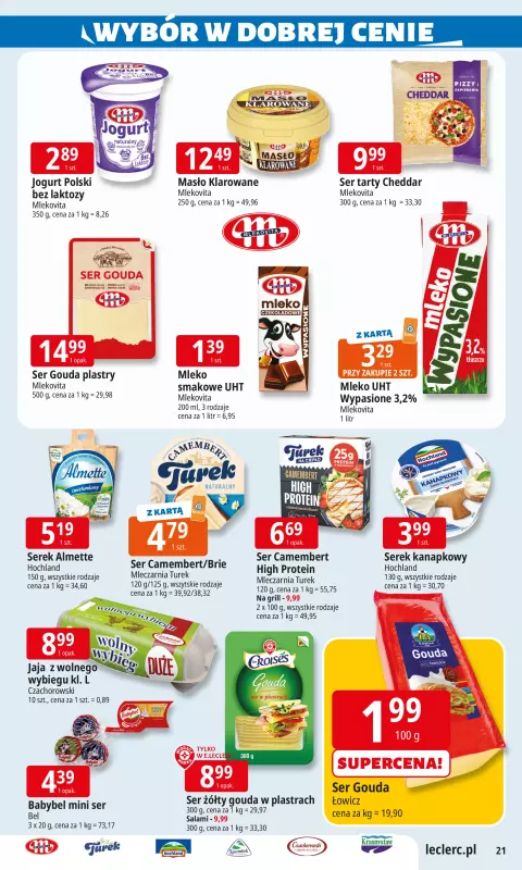Leclerc - gazetka promocyjna Oferta E. Leclerc | Wybór w dobrej cenie od wtorku 02.09 do soboty 13.09 - strona 20