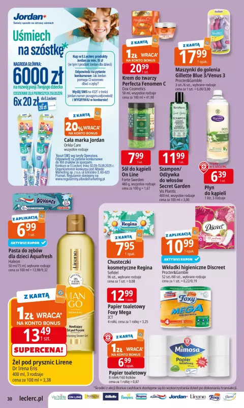 Leclerc - gazetka promocyjna Oferta E. Leclerc | Wybór w dobrej cenie od wtorku 02.09 do soboty 13.09 - strona 29