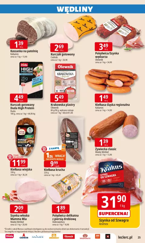 Leclerc - gazetka promocyjna Oferta E. Leclerc | Wybór w dobrej cenie od wtorku 02.09 do soboty 13.09 - strona 24