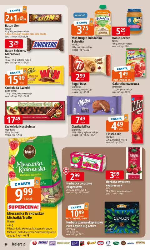 Leclerc - gazetka promocyjna Oferta E. Leclerc | Wybór w dobrej cenie od wtorku 02.09 do soboty 13.09 - strona 25