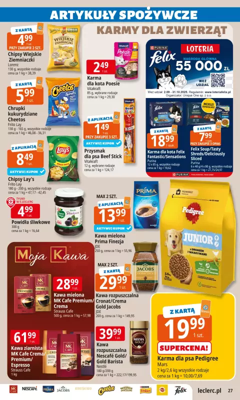 Leclerc - gazetka promocyjna Oferta E. Leclerc | Wybór w dobrej cenie od wtorku 02.09 do soboty 13.09 - strona 26