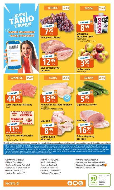 Leclerc - gazetka promocyjna Oferta E. Leclerc | Wybór w dobrej cenie od wtorku 02.09 do soboty 13.09 - strona 31