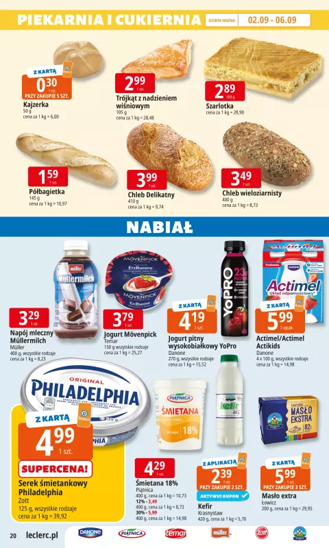 Leclerc - gazetka promocyjna Oferta E. Leclerc | Wybór w dobrej cenie od wtorku 02.09 do soboty 13.09 - strona 19