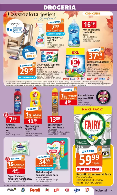 Leclerc - gazetka promocyjna Oferta E. Leclerc | Wybór w dobrej cenie od wtorku 02.09 do soboty 13.09 - strona 30
