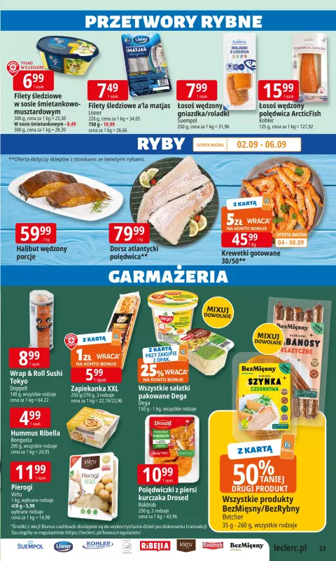 Leclerc - gazetka promocyjna Oferta E. Leclerc | Wybór w dobrej cenie od wtorku 02.09 do soboty 13.09 - strona 22