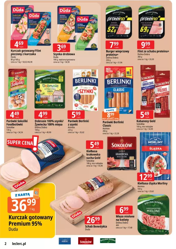 Leclerc - gazetka promocyjna Oferta E.Leclerc I Wybór w dobrej cenie od poniedziałku 01.09 do poniedziałku 08.09 - strona 2