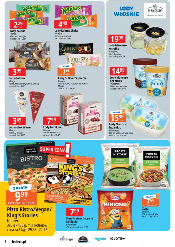 Leclerc - gazetka promocyjna Oferta E.Leclerc I Wybór w dobrej cenie od poniedziałku 01.09 do poniedziałku 08.09 - strona 6
