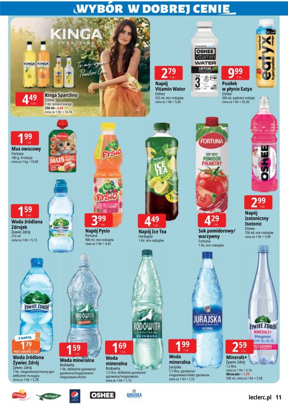 Leclerc - gazetka promocyjna Oferta E.Leclerc I Wybór w dobrej cenie od poniedziałku 01.09 do poniedziałku 08.09 - strona 11