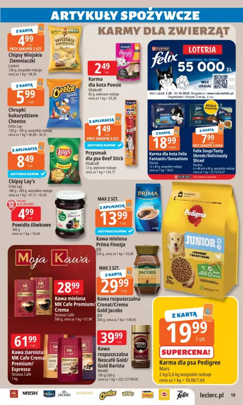 Leclerc - gazetka promocyjna Oferta E. Leclerc | Wybór w dobrej cenie od środy 03.09 do soboty 13.09 - strona 19