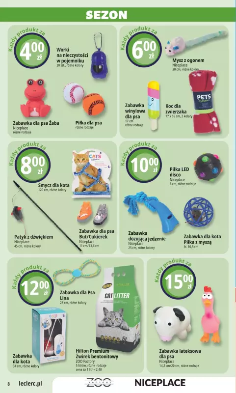 Leclerc - gazetka promocyjna Oferta E. Leclerc | Wybór w dobrej cenie od środy 03.09 do soboty 13.09 - strona 8