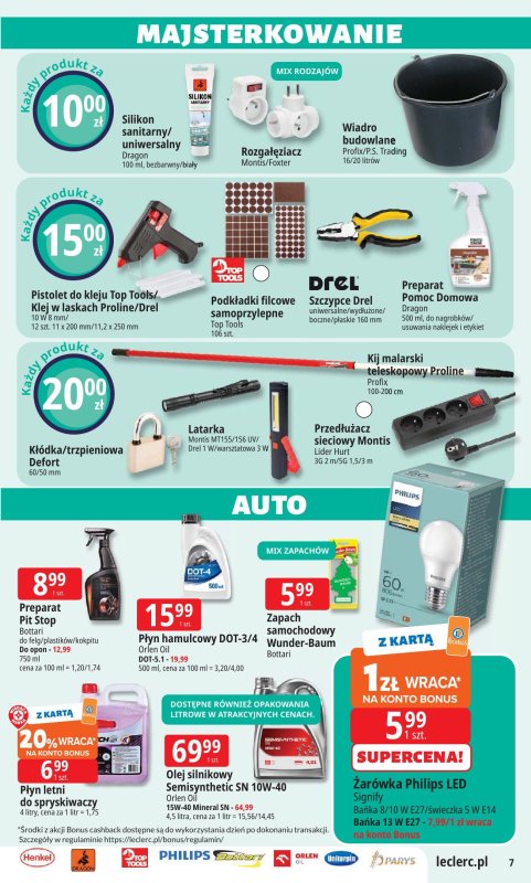 Leclerc - gazetka promocyjna Oferta E. Leclerc | Wybór w dobrej cenie od środy 03.09 do soboty 13.09 - strona 7