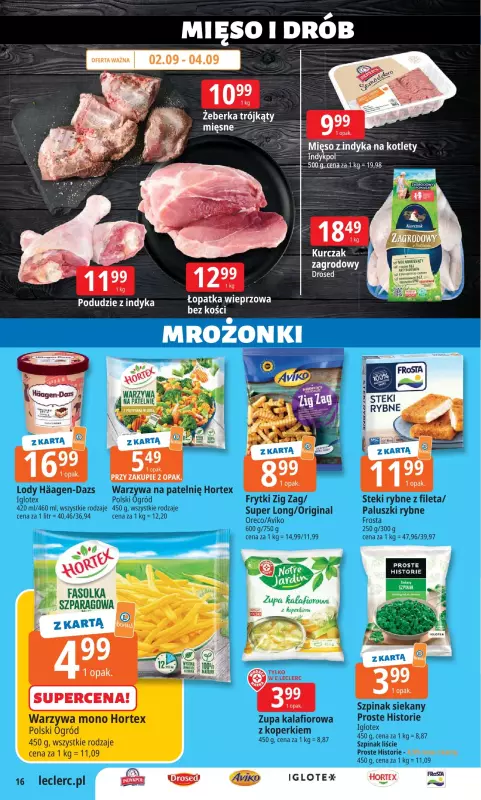 Leclerc - gazetka promocyjna Oferta E. Leclerc | Wybór w dobrej cenie od środy 03.09 do soboty 13.09 - strona 16