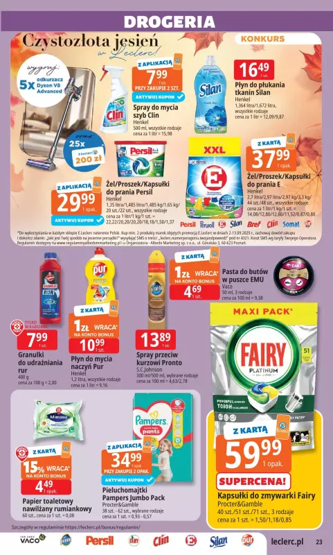 Leclerc - gazetka promocyjna Oferta E. Leclerc | Wybór w dobrej cenie od środy 03.09 do soboty 13.09 - strona 23