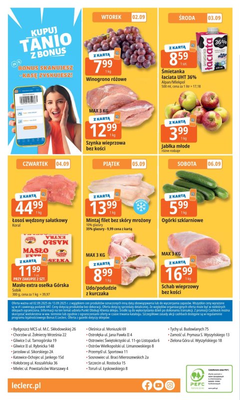 Leclerc - gazetka promocyjna Oferta E. Leclerc | Wybór w dobrej cenie od środy 03.09 do soboty 13.09 - strona 24