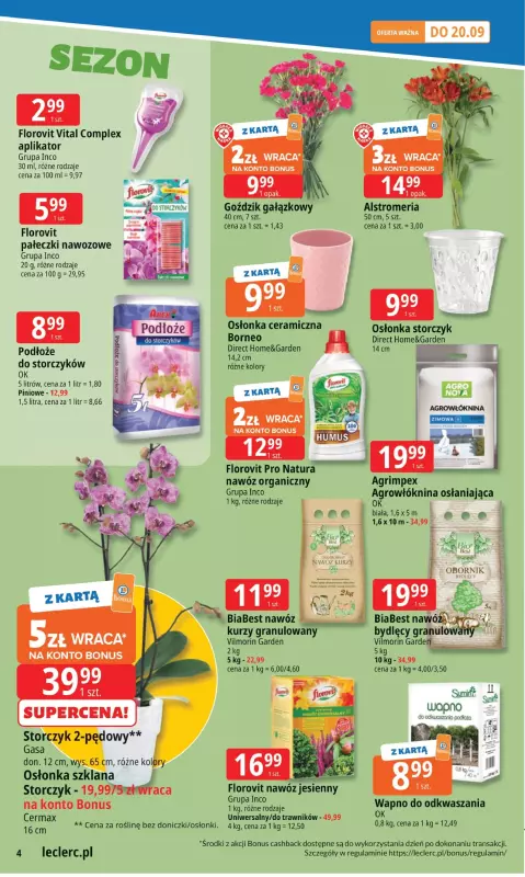 Leclerc - gazetka promocyjna Oferta E.Leclerc I Tanio to tu! od poniedziałku 08.09 do poniedziałku 15.09 - strona 4