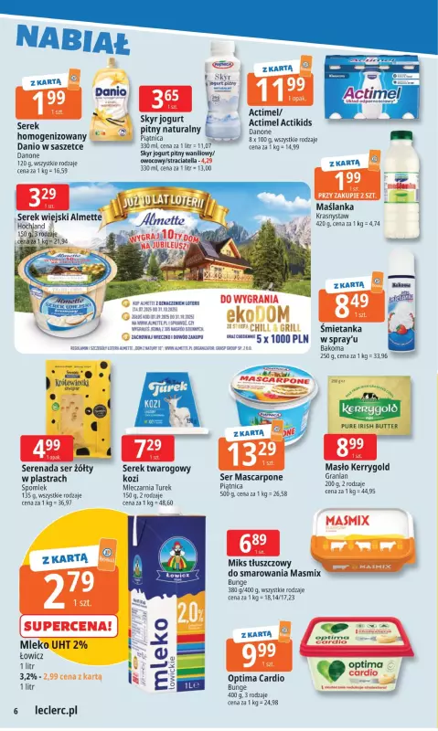 Leclerc - gazetka promocyjna Oferta E.Leclerc I Tanio to tu! od poniedziałku 08.09 do poniedziałku 15.09 - strona 6