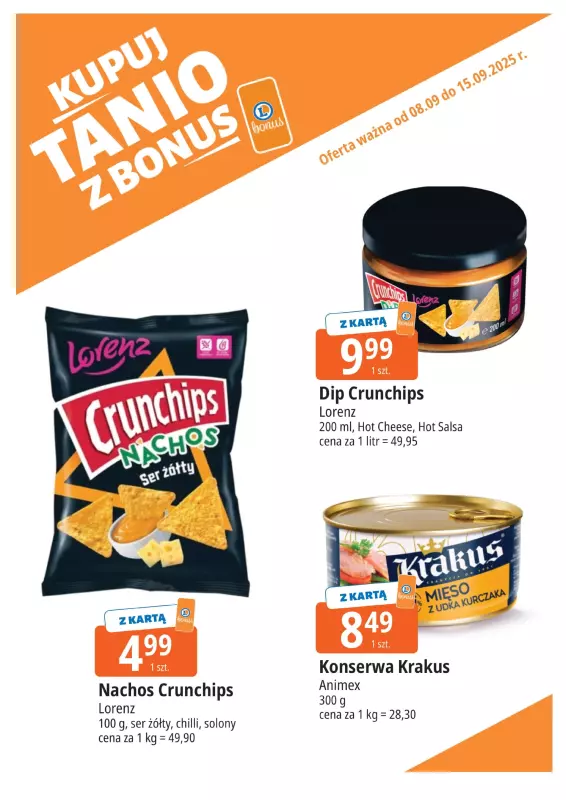 Leclerc - gazetka promocyjna Oferta E.Leclerc I Bonus skanujesz, kasę zyskujesz od poniedziałku 08.09 do poniedziałku 15.09 - strona 6