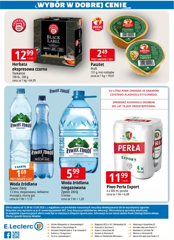 Leclerc - gazetka promocyjna Oferta E.Leclerc od piątku 12.09 do soboty 13.09 - strona 2