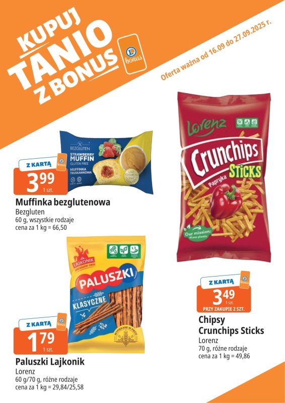 Leclerc - gazetka promocyjna Oferta E.Leclerc I Bonus skanujesz, kasę zyskujesz od wtorku 16.09 do soboty 27.09 - strona 11