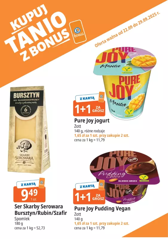 Leclerc - gazetka promocyjna Oferta E.Leclerc I Bonus skanujesz, kasę zyskujesz od poniedziałku 22.09 do poniedziałku 29.09 - strona 4