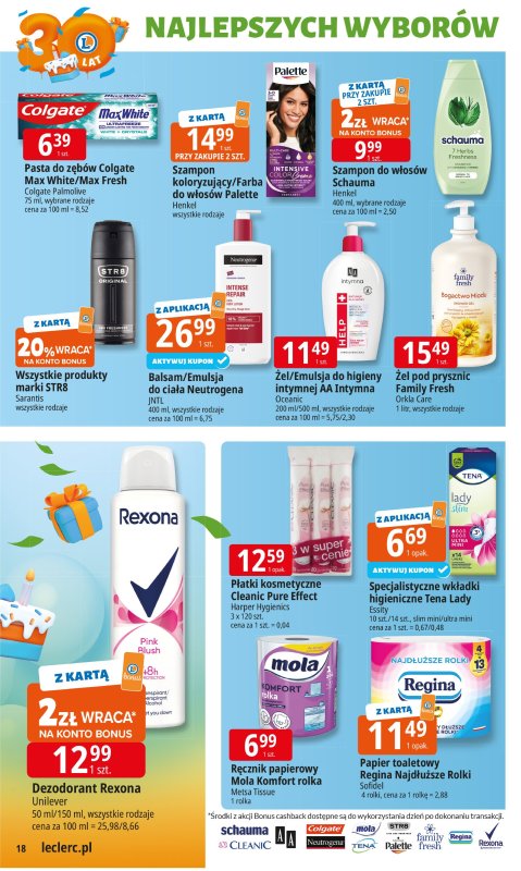 Leclerc - gazetka promocyjna Oferta E.Leclerc od poniedziałku 22.09 do poniedziałku 29.09 - strona 18