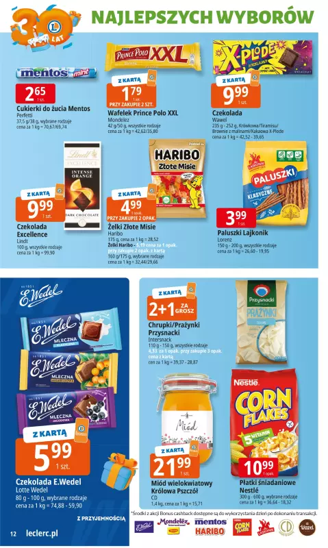 Leclerc - gazetka promocyjna Oferta E.Leclerc od poniedziałku 22.09 do poniedziałku 29.09 - strona 12
