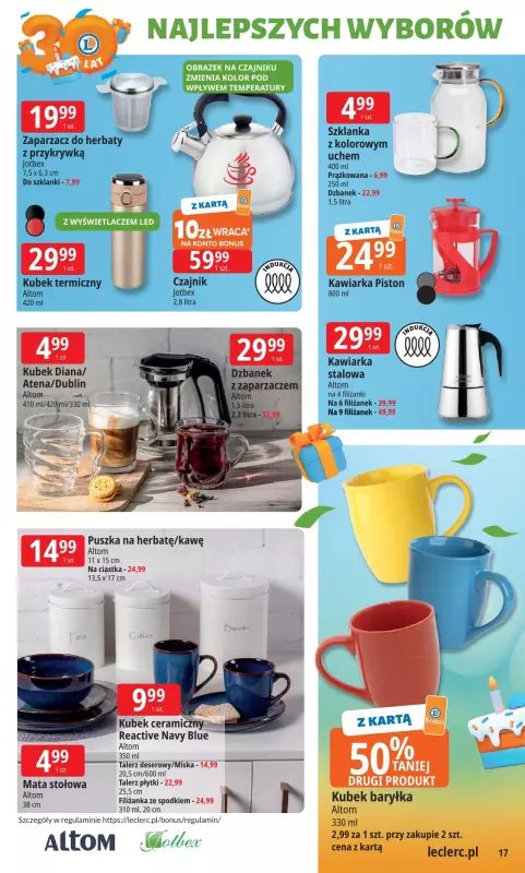 Leclerc - gazetka promocyjna Oferta E.Leclerc od poniedziałku 22.09 do poniedziałku 29.09 - strona 17